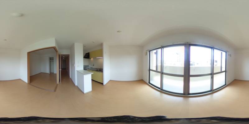 パノラマ画像リビング