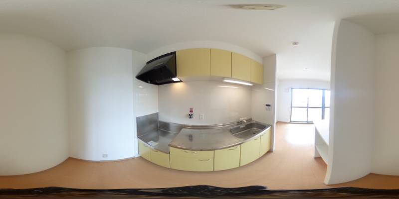 パノラマ画像キッチン