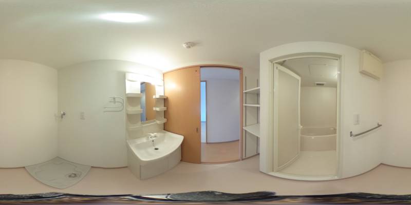 パノラマ画像洗面所