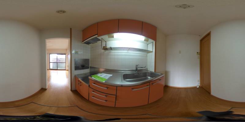 パノラマ画像キッチン