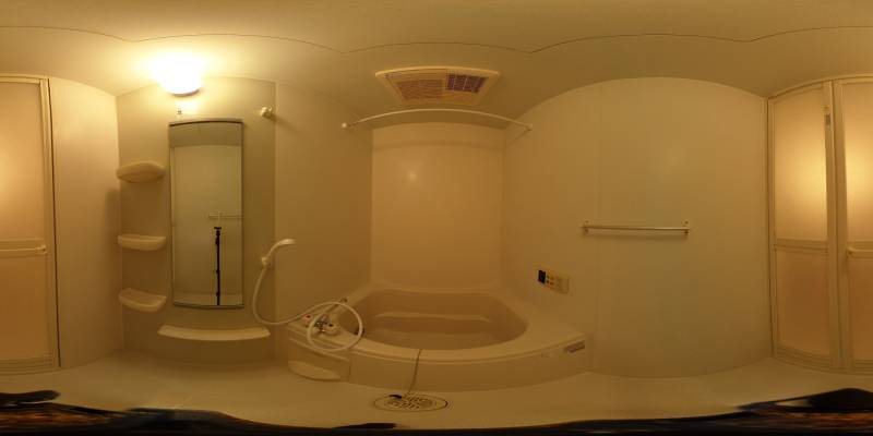 パノラマ画像バスルーム