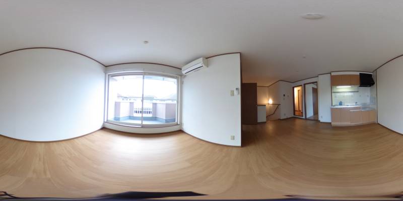 パノラマ画像リビング