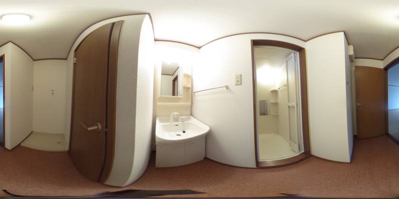 パノラマ画像洗面所