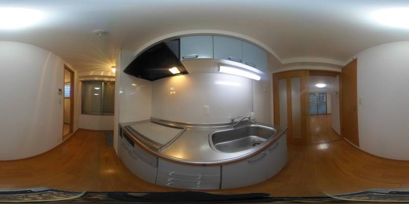 パノラマ画像キッチン