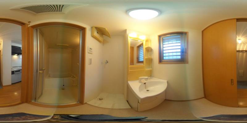 パノラマ画像洗面所