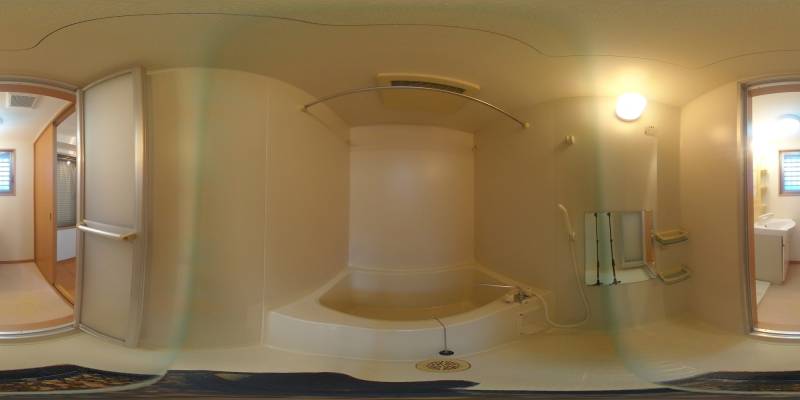 パノラマ画像バスルーム