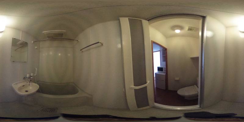パノラマ画像バスルーム