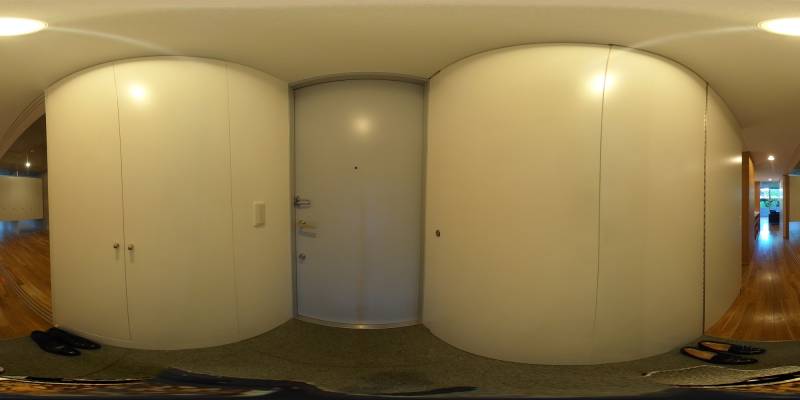 パノラマ画像玄関