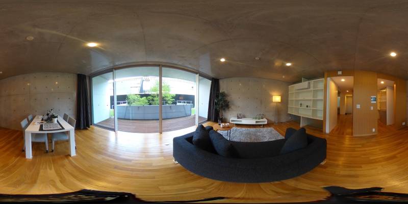 パノラマ画像リビング