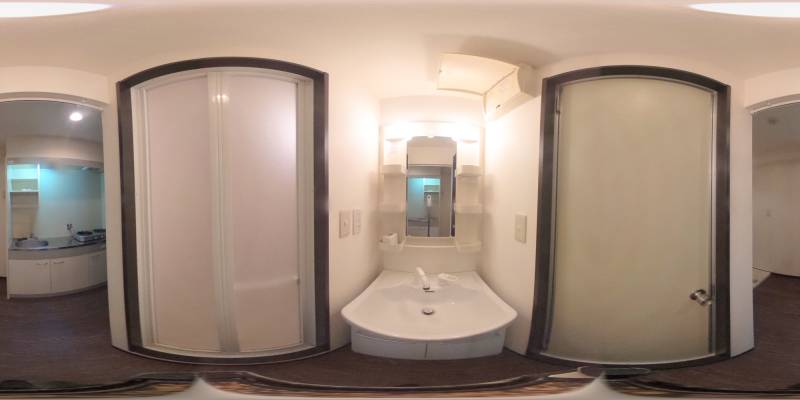 パノラマ画像洗面所