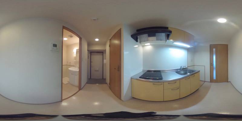 パノラマ画像キッチン