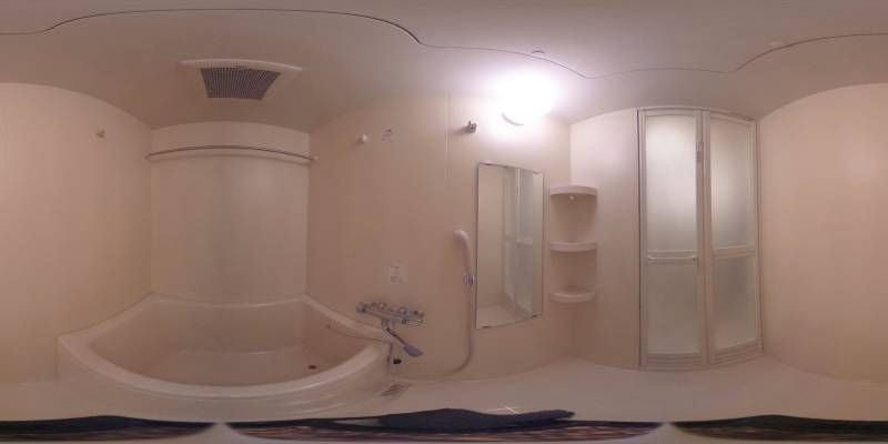 パノラマ画像バスルーム