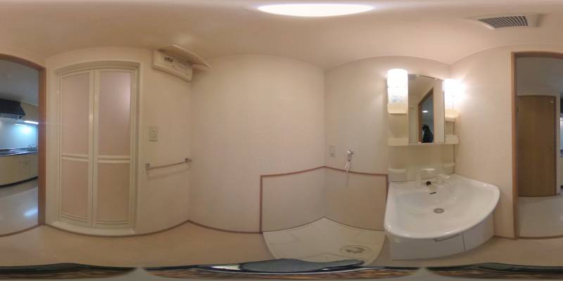 パノラマ画像洗面所