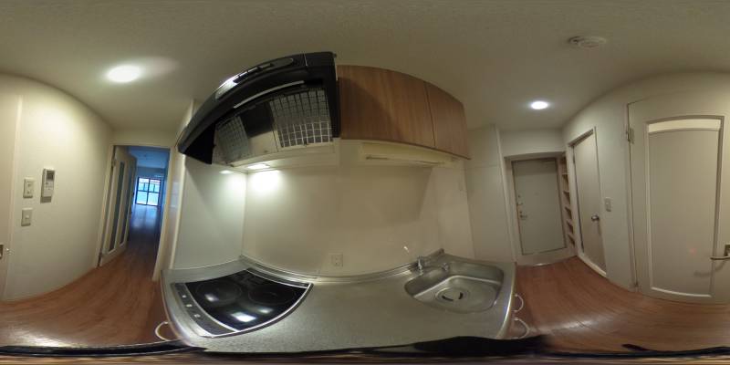 パノラマ画像キッチン