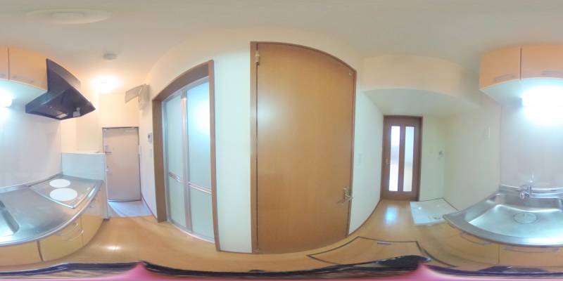 パノラマ画像キッチン