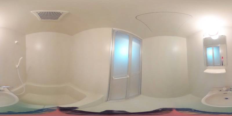 パノラマ画像バスルーム