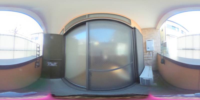 パノラマ画像バルコニー