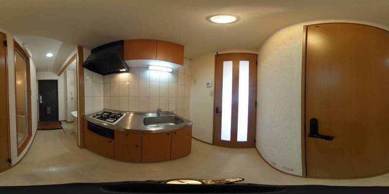 パノラマ画像キッチン