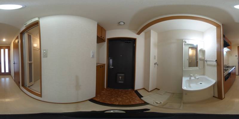 パノラマ画像洗面所