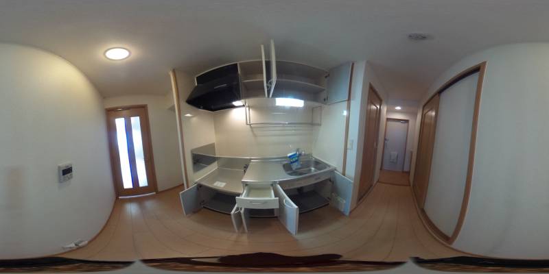 パノラマ画像キッチン