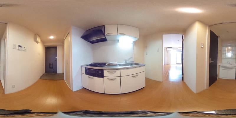 パノラマ画像キッチン