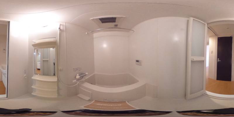 パノラマ画像バスルーム