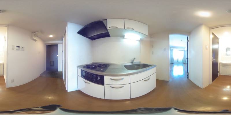 パノラマ画像キッチン