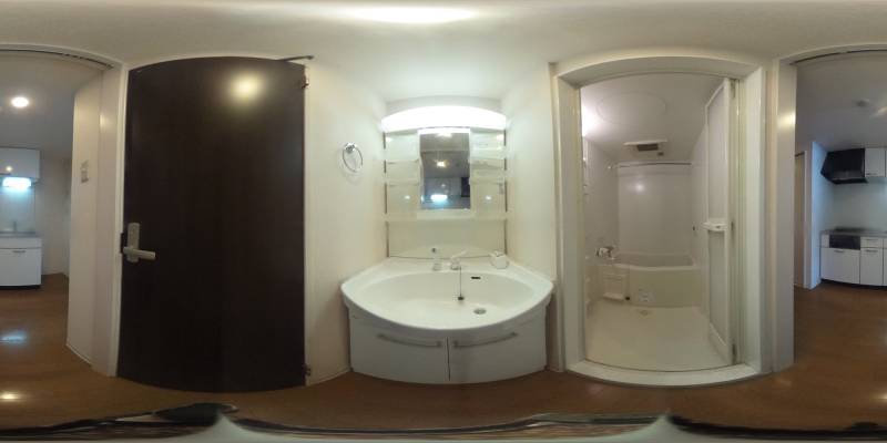 パノラマ画像洗面所