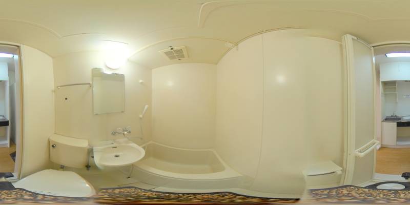 パノラマ画像バスルーム