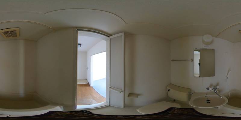 パノラマ画像バスルーム