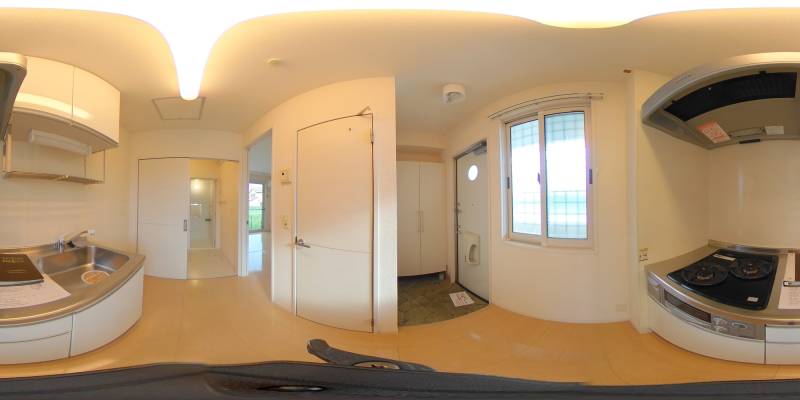 パノラマ画像キッチン