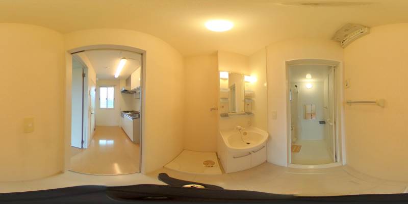 パノラマ画像洗面所