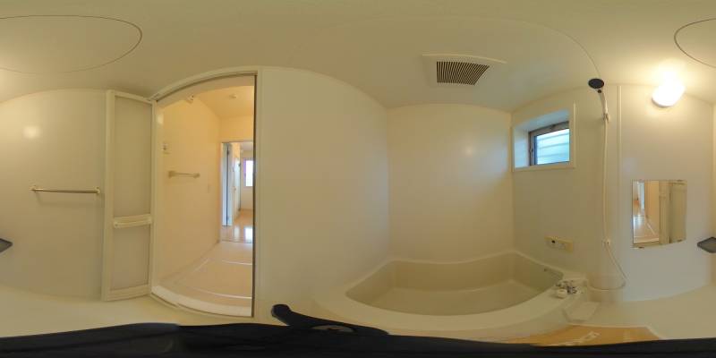 パノラマ画像バスルーム