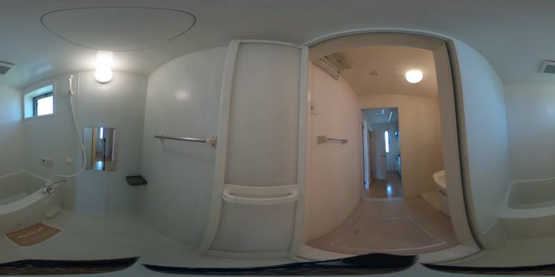 パノラマ画像バスルーム