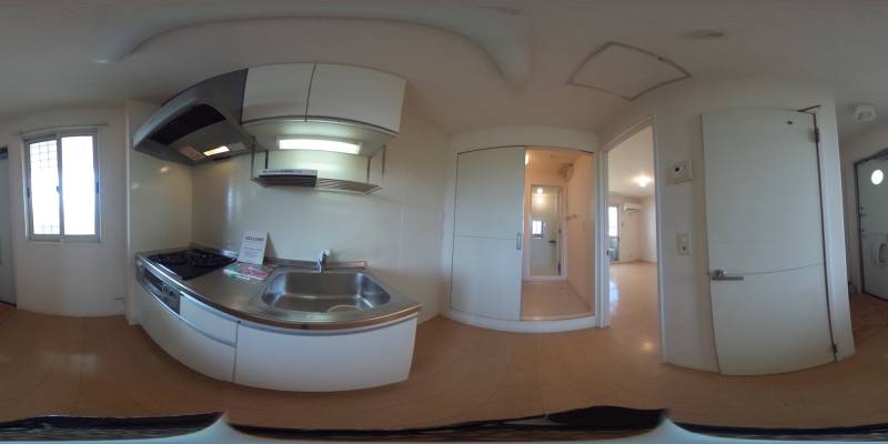 パノラマ画像キッチン