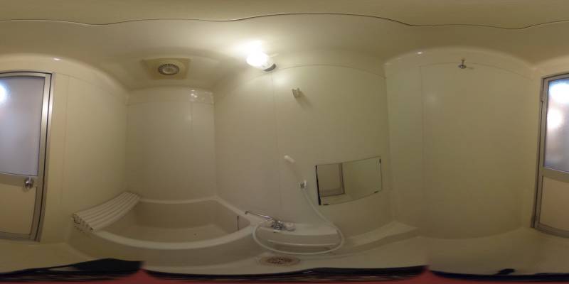 パノラマ画像バスルーム