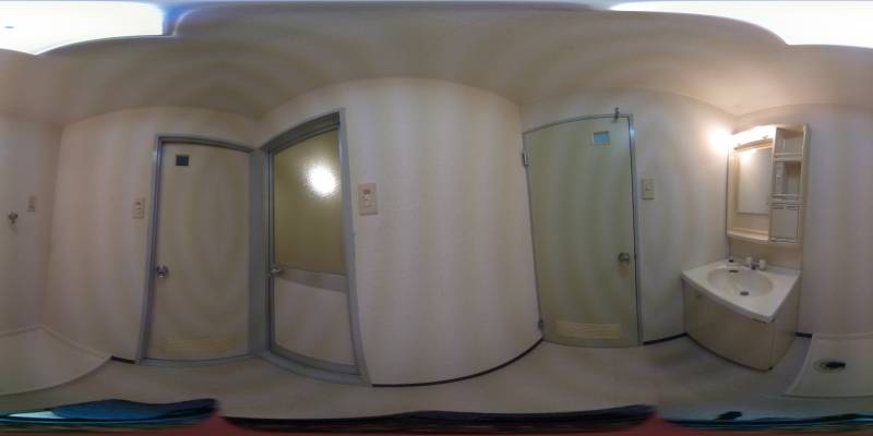 パノラマ画像洗面所