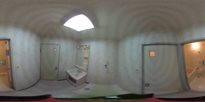 パノラマ画像洗面所