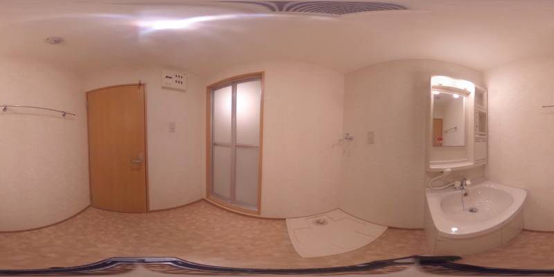 パノラマ画像洗面所