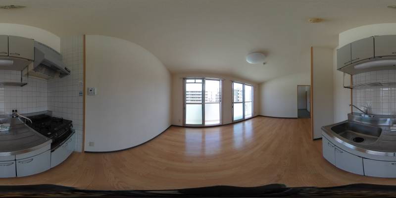 パノラマ画像キッチン