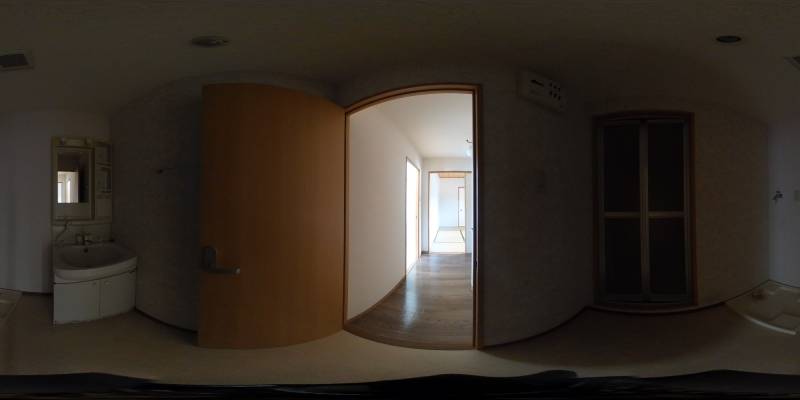 パノラマ画像洗面所