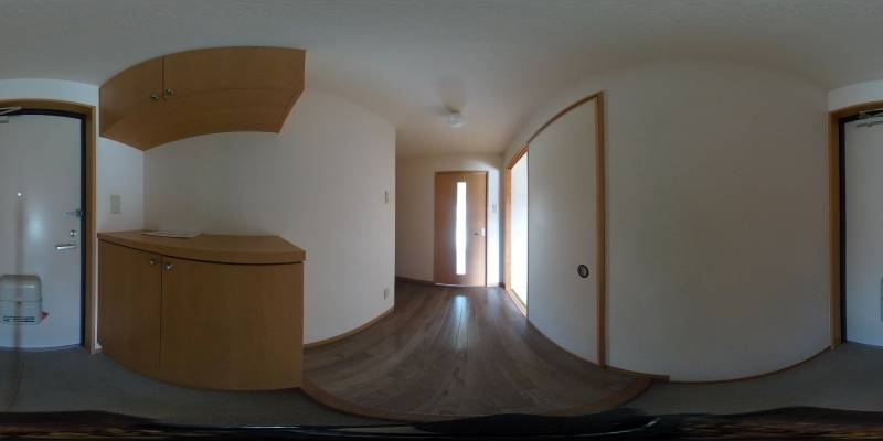 パノラマ画像玄関