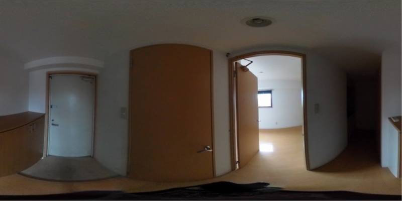 パノラマ画像玄関