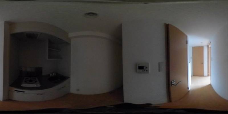 パノラマ画像キッチン