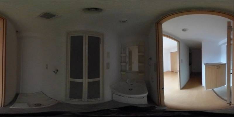 パノラマ画像洗面所