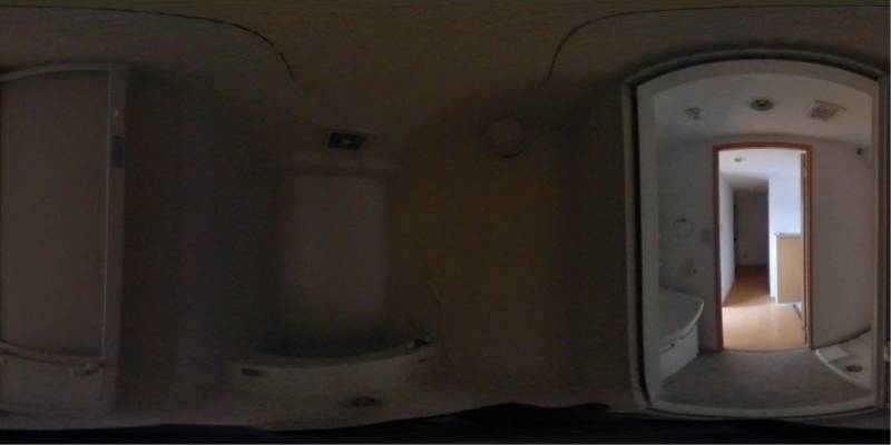 パノラマ画像バスルーム