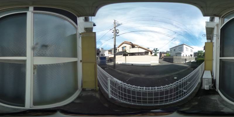 パノラマ画像バルコニー