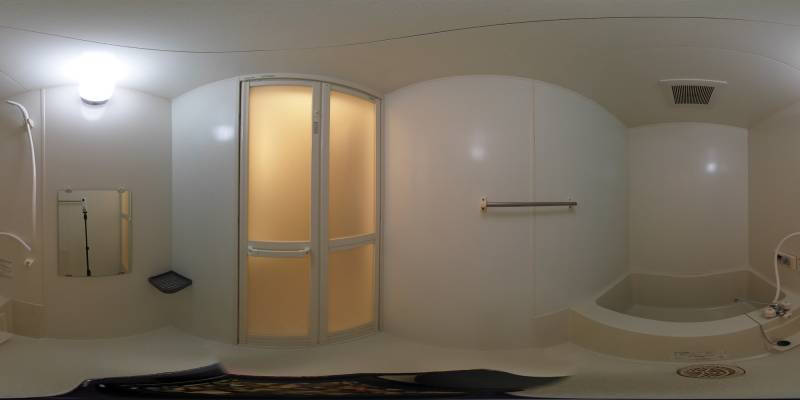 パノラマ画像バスルーム