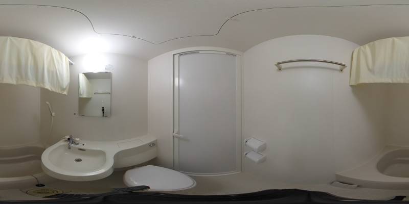 パノラマ画像バスルーム