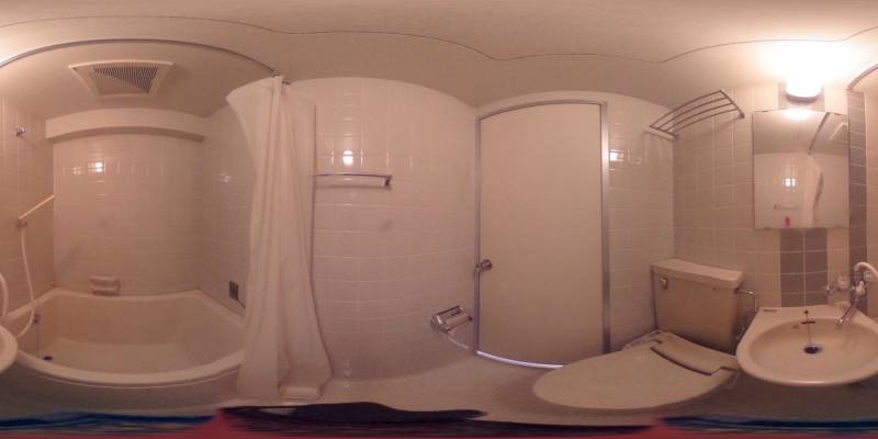 パノラマ画像洗面所